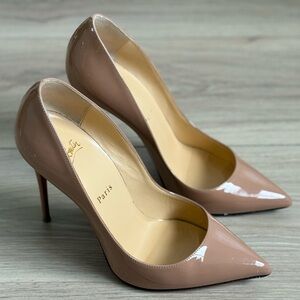 Christian Louboutin Patent Leather Blush Pumps